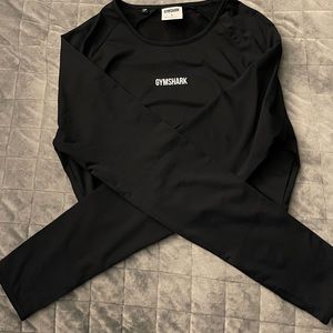 gymshark cropped long sleeve shirt